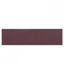 Daltile Colour Scheme Berry Solid 3 in. x 12 in. Porcelain Bullnose Floor and Wall Tile