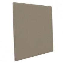 U.S. Ceramic Tile Matte Cocoa 6 in. x 6 in. Ceramic Surface Bullnose Wall Tile-DISCONTINUED