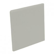 U.S. Ceramic Tile Color Collection Matte Taupe 4-1/4 in. x 4-1/4 in. Ceramic Surface Bullnose Corner Wall Tile-DISCONTINUED