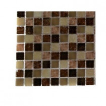 Splashback Tile Southern Comfort Squares Glass Tile Sample