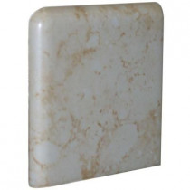U.S. Ceramic Tile Fresno 3 in. x 3 in. Beige Ceramic Bullnose Corner Wall Tile-DISCONTINUED