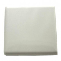 Daltile Semi-Gloss 4-1/4 in. x 4-1/4 in. White Ceramic Bullnose Outside Corner Wall Tile