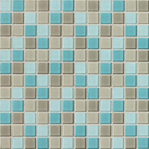 Daltile Isis Whisper Blend 12 in. x 12 in. x 3 mm Glass Mesh-Mounted Mosaic Wall Tile