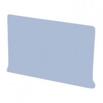 U.S. Ceramic Tile Color Collection Bright Dusk 4 in. x 6 in. Ceramic Left Cove Base Corner Wall Tile-DISCONTINUED