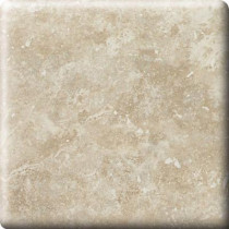Daltile Heathland White Rock 6 in. x 6 in. Glazed Ceramic Bullnose Corner Wall Tile