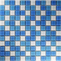 EPOCH Oceanz Atlantic Mosaic Glass 12 in. x 12 in.Mesh Mounted Tile (5 sq. ft.)-DISCONTINUED