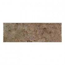 Daltile Passaggio Nocino 3 in. x 12 in. Porcelain Bullnose Floor and Wall Tile-DISCONTINUED