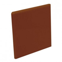 U.S. Ceramic Tile Color Collection Bright Copper 4-1/4 in. x 4-1/4 in. Ceramic Surface Bullnose Corner Wall Tile-DISCONTINUED