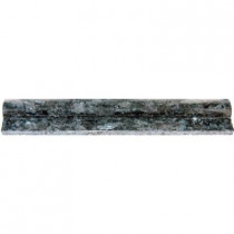 MS International Blue Pearl 2 in. x 12 in. Polished Granite Rail Moulding Wall Tile (10 ln. ft. / case)