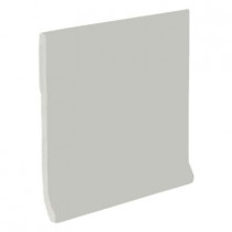 U.S. Ceramic Tile Color Collection Bright Taupe 4-1/4 in. x 4-1/4 in. Ceramic Stackable Cove Base Wall Tile-DISCONTINUED