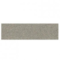 Daltile Identity Metro Taupe Fabric 4 in. x 12 in. Porcelain Polished Bullnose Floor and Wall Tile