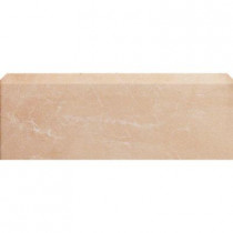 U.S. Ceramic Tile Avila Beige 3-1/4 in. x 12 in. Glazed Ceramic Single Bullnose Tile