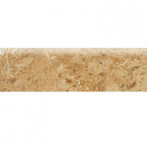 Daltile Heathland Amber 3 in. x 12 in. Glazed Ceramic Bullnose Floor and Wall Tile