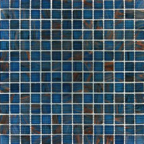 MS International Blue Iridescent Glass 12 in. x 12 in. x 4 mm Glass Mesh-Mounted Mosaic Tile