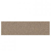 Daltile Identity Imperial Gold Fabric 4 in. x 12 in. Porcelain Bullnose Floor and Wall Tile-DISCONTINUED