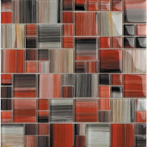 EPOCH Contempo Abbott-1675 Mosaic Glass Mesh Mounted Tile - 3 in. x 3 in. Tile Sample