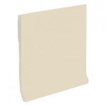 U.S. Ceramic Tile Color Collection Matte Fawn 4-1/4 in. x 4-1/4 in. Ceramic Stackable Cove Base Wall Tile-DISCONTINUED