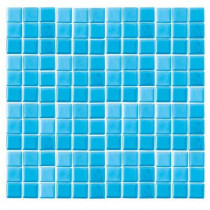 Epoch Architectural Surfaces Futurez Hendrix-3001 Glow In The Dark Mesh Mounted Floor & Wall Tile - 4 in. x 4 in. Tile Sample-DISCONTINUED