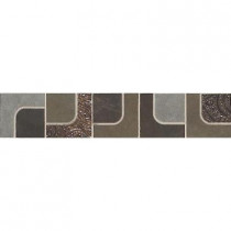 Daltile Concrete Connection Retro Cool 2 in. x 13 in. Porcelain Decorative Border Accent Floor and Wall Tile