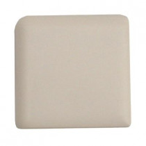 Daltile Modern Dimensions 2-1/8 in. x 2-1/8 in. Matte Arctic White Ceramic Bullnose Corner Wall Tile-DISCONTINUED