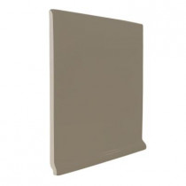 U.S. Ceramic Tile Color Collection Bright Cocoa 6 in. x 6 in. Ceramic Stackable Left Cove Base Corner Wall Tile-DISCONTINUED