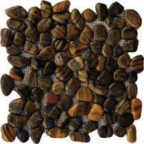 MS International Mixed Pebbles 12 in. x 12 in. x 10 mm Polished Marble Mesh-Mounted Mosaic Tile (10 sq. ft. / case)