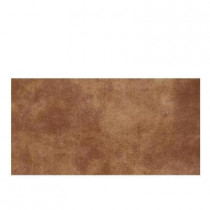 Daltile Veranda Rust 4 in. x 20 in. Porcelain Surface Bullnose Floor and Wall Tile-DISCONTINUED