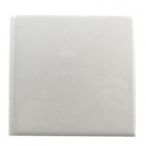 Daltile Semi-Gloss White 4-1/4 in. x 4-1/4 in. Glazed Ceramic Bullnose Wall Tile