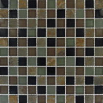 MS International California Gold 12 in. x 12 in. x 8 mm Glass Stone Mesh-Mounted Mosaic Tile
