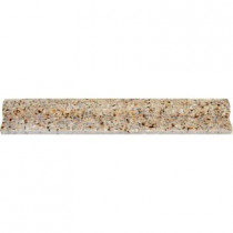 MS International Gold Rush 2 in. x 12 in. Polished Granite Rail Moulding Wall Tile (10 ln. ft. / case)