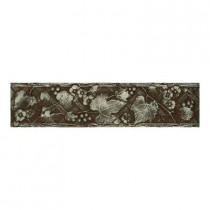 Daltile Metal Signatures Iron Rust 1-1/2 in. x 12 in. Metal Ogee Liner Wall Tile-DISCONTINUED