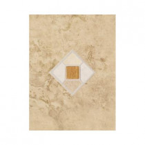 Daltile Brancacci Fresco Caffe 9 in. x 12 in. Ceramic Accent Wall Tile-DISCONTINUED