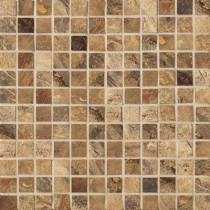MARAZZI Jade 13 in. x 13 in. x 8-1/2 mm Chestnut Porcelain Mesh-Mounted Mosaic Floor and Wall Tile