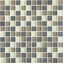EPOCH Color Blends Selva Neblina-1601-M Matte Mosaic Glass Mesh Mounted Tile - 4 in. x 4 in. Tile Sample-DISCONTINUED