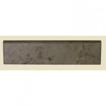 Daltile Brancacci Windrift Beige 3 in. x 12 in. Ceramic Bullnose Trim Wall Tile