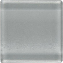 Daltile Isis Pewter Gray 12 in. x 12 in. x 3 mm Glass Mesh-Mounted Mosaic Wall Tile