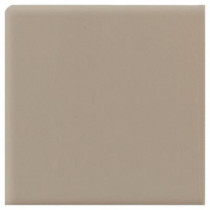 Daltile Semi-Gloss Uptown Taupe 4-1/4 in. x 4-1/4 in. Ceramic Bullnose Corner Wall Tile