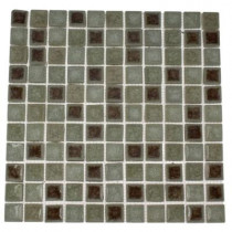 Splashback Tile Roman Selection Basilica 11.25 in. x 11.25 in. x 8 mm Glass Floor and Wall Tile