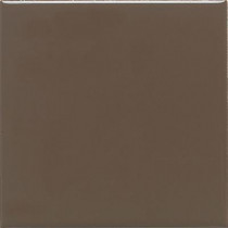 Daltile Semi-Gloss Artisan Brown 4-1/4 in. x 4-1/4 in. Ceramic Wall Tile (12.5 sq. ft. / case)