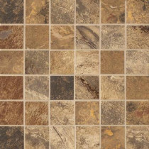 MARAZZI Jade Chestnut 13 in. x 13 in. x 8-1/2 mm Glazed Porcelain Floor and Wall Mosaic Tile