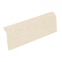 U.S. Ceramic Tile Bright Granite 2 in. x 6 in. Ceramic Bullnose Radius Cap Wall Tile-DISCONTINUED