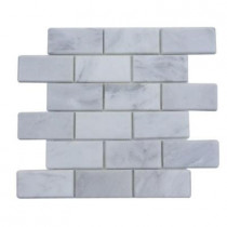 Splashback Tile Oriental 12 in. x 12 in. x 8 mm Marble Floor and Wall Tile