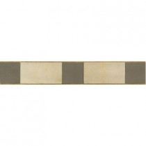 Daltile Veranda Multicolor 3-1/4 in. x 20 in. Deco C Porcelain Accent Floor and Wall Tile