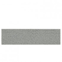 Daltile Colour Scheme Desert Gray 3 in. x 12 in. Porcelain Bullnose Floor and Wall Tile