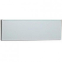 Splashback Tile Contempo Bright White Frosted 4 in. x 12 in. x 8 mm Glass Subway Tile