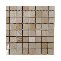 Splashback Tile Crema Marfil Squares Marble Floor and Wall Tile Sample