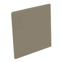 U.S. Ceramic Tile Color Collection Bright Cocoa 4-1/4 in. x 4-1/4 in. Ceramic Surface Bullnose Corner Wall Tile-DISCONTINUED