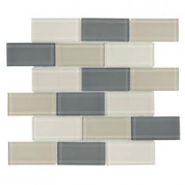 Jeffrey Court Rocky Canyon 12 in. x 12 in. 8 mm Glass Mosaic Wall Tile