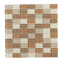 Jeffrey Court Spring Bouquet 12 in. x 12 in. x 8 mm Glass Mosaic Wall Tile