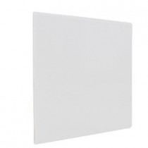 U.S. Ceramic Tile Matte Tender Gray 6 in. x 6 in. Ceramic Surface Bullnose Corner Wall Tile-DISCONTINUED